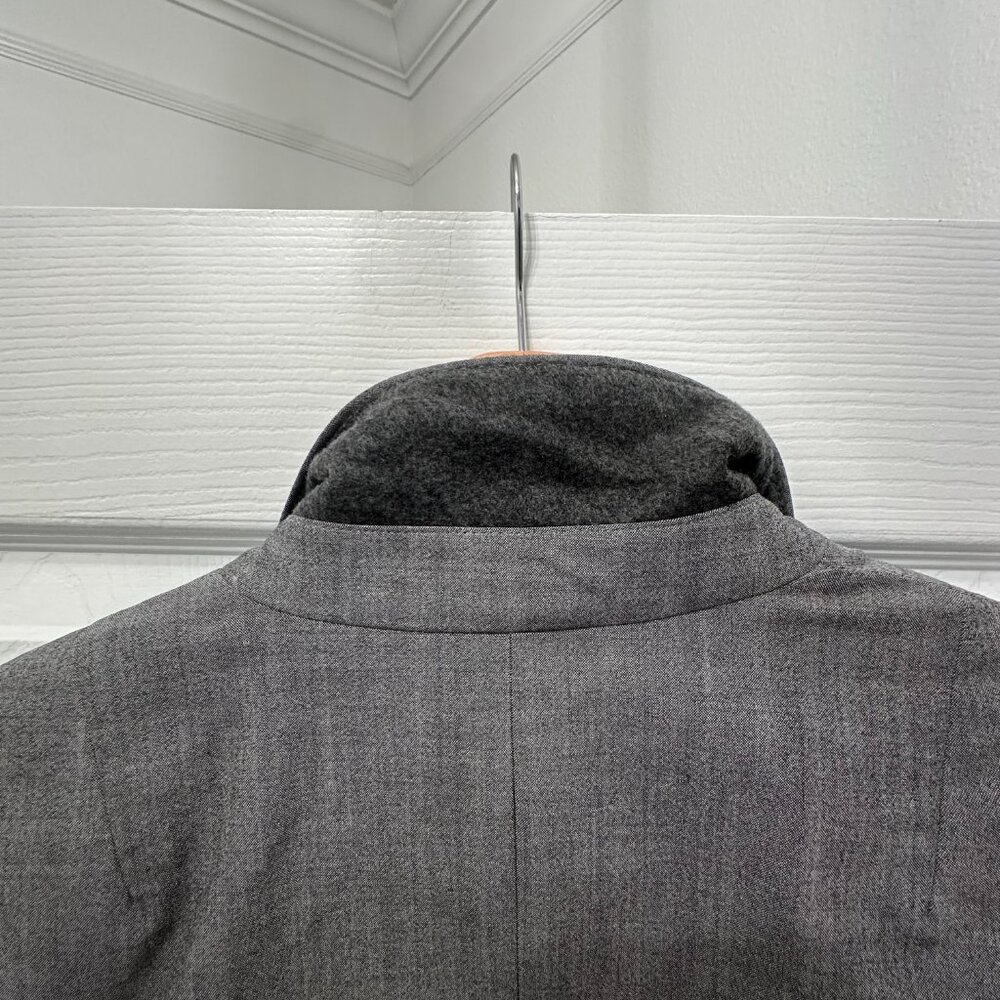 Banana Republic Gray Blazer Suit Jacket Size 12 - Picture 12 of 14